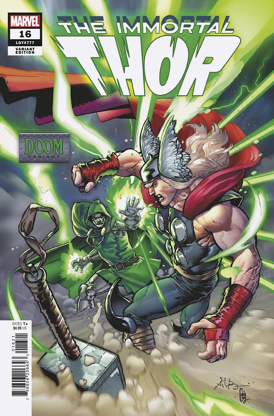 Immortal Thor #16 Cover B Variant Andrei Bressan Doom Cover