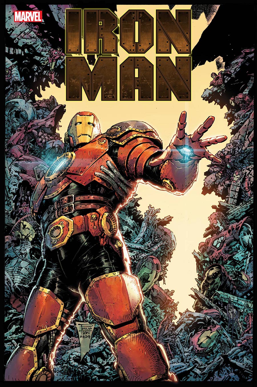 Iron Man Vol 7 #1 Cover G Variant Philip Tan Foil Cover