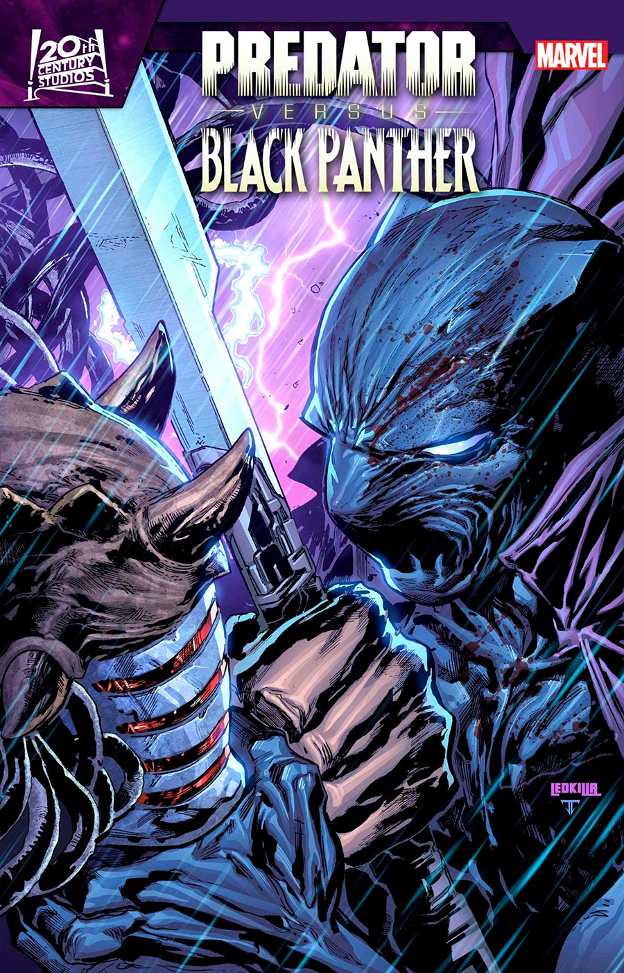 Predator vs Black Panther #3 Cover A Regular Ken Lashley Cover