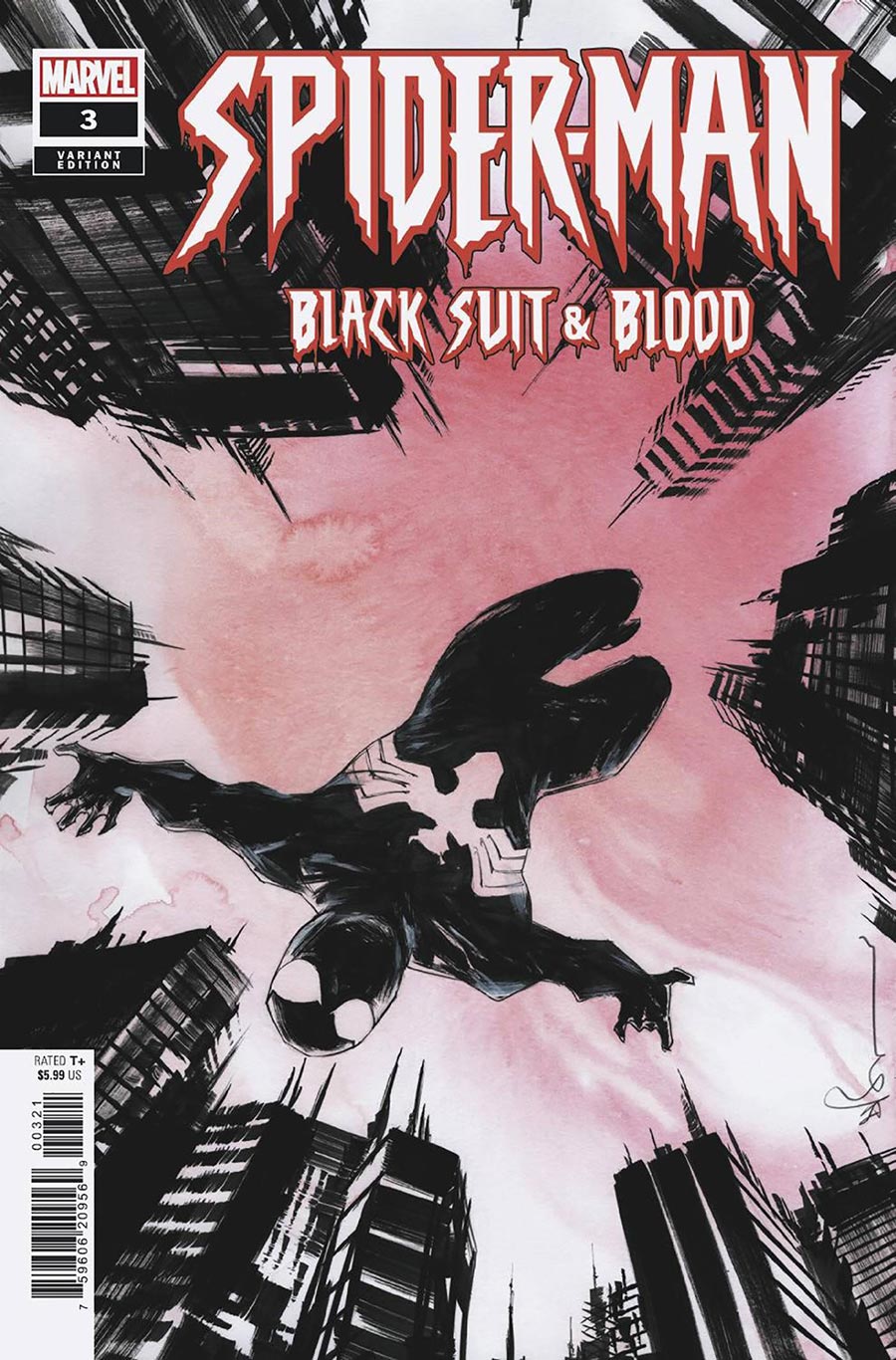 Spider-Man Black Suit & Blood #3 Cover B Variant Dustin Nguyen Cover