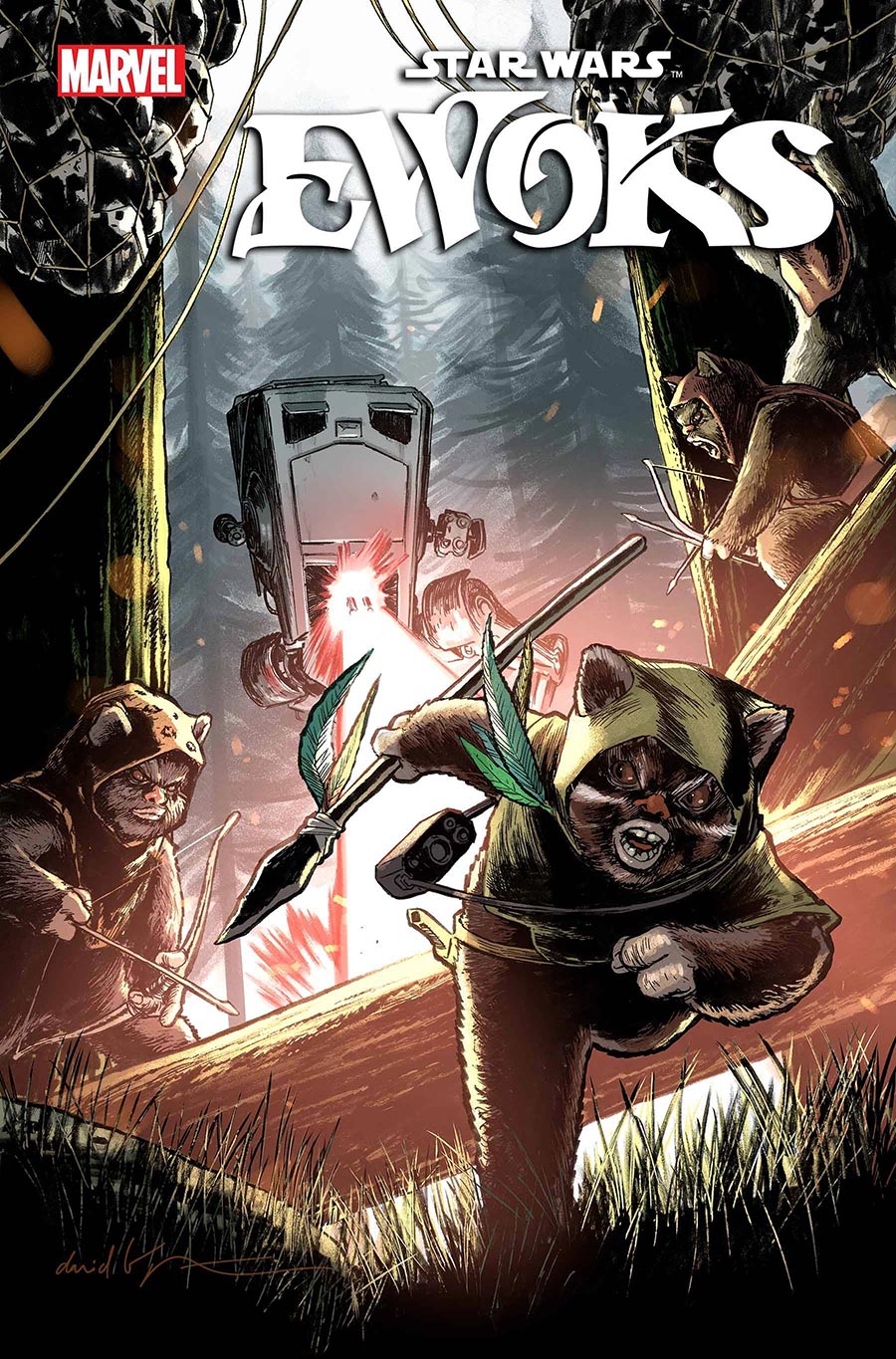 Star Wars Ewoks #1 Cover B Variant David Lopez Cover