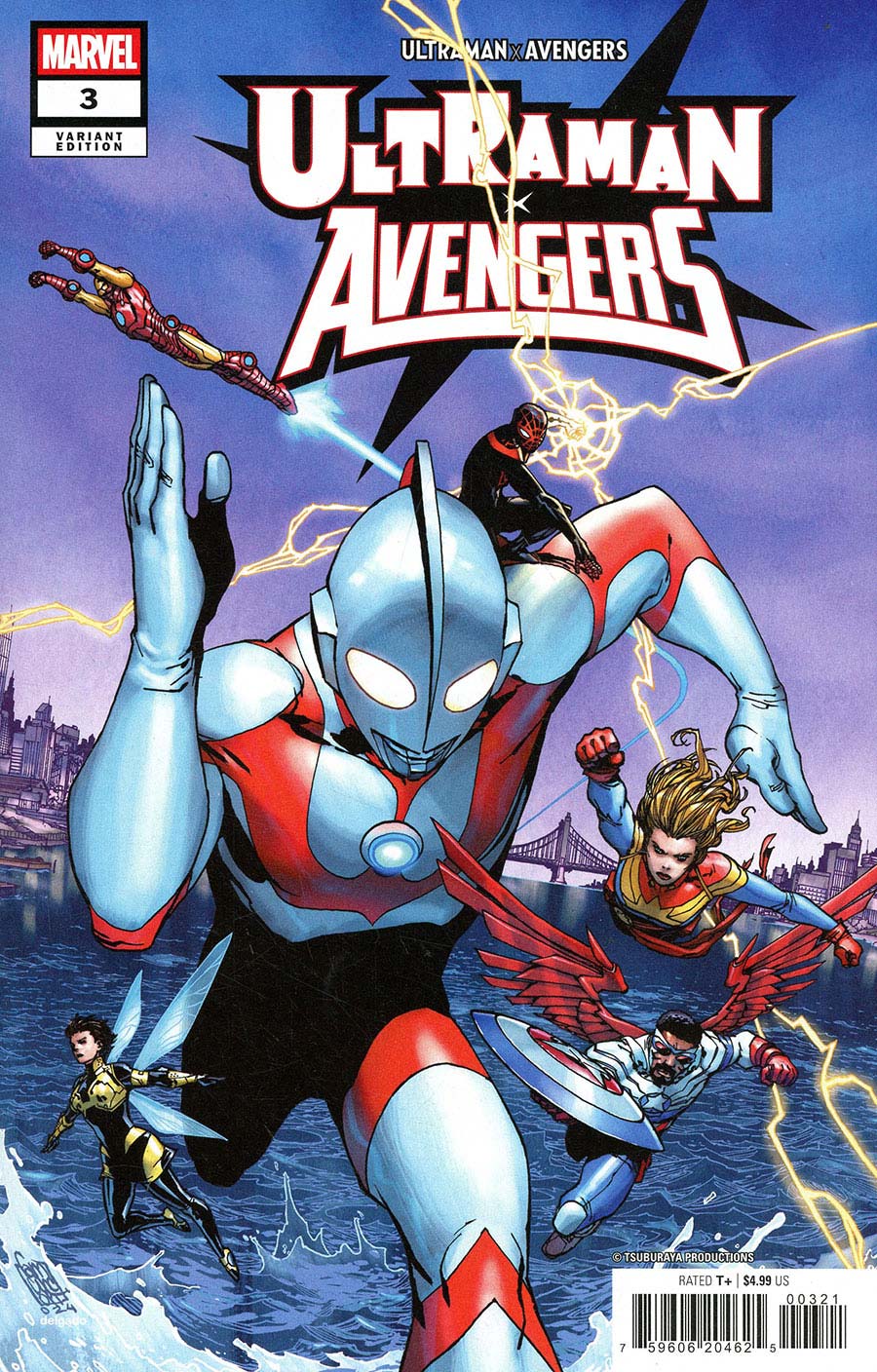 Ultraman x Avengers #3 Cover B Variant Giuseppe Camuncoli Cover