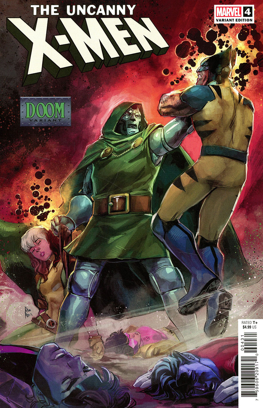 Uncanny X-Men Vol 6 #4 Cover B Variant Rod Reis Doom Cover