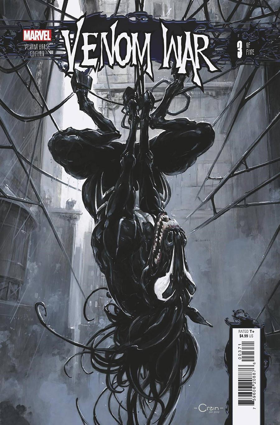 Venom War #3 Cover D Variant Clayton Crain Venom Horse Cover (Limit 1 Per Customer)