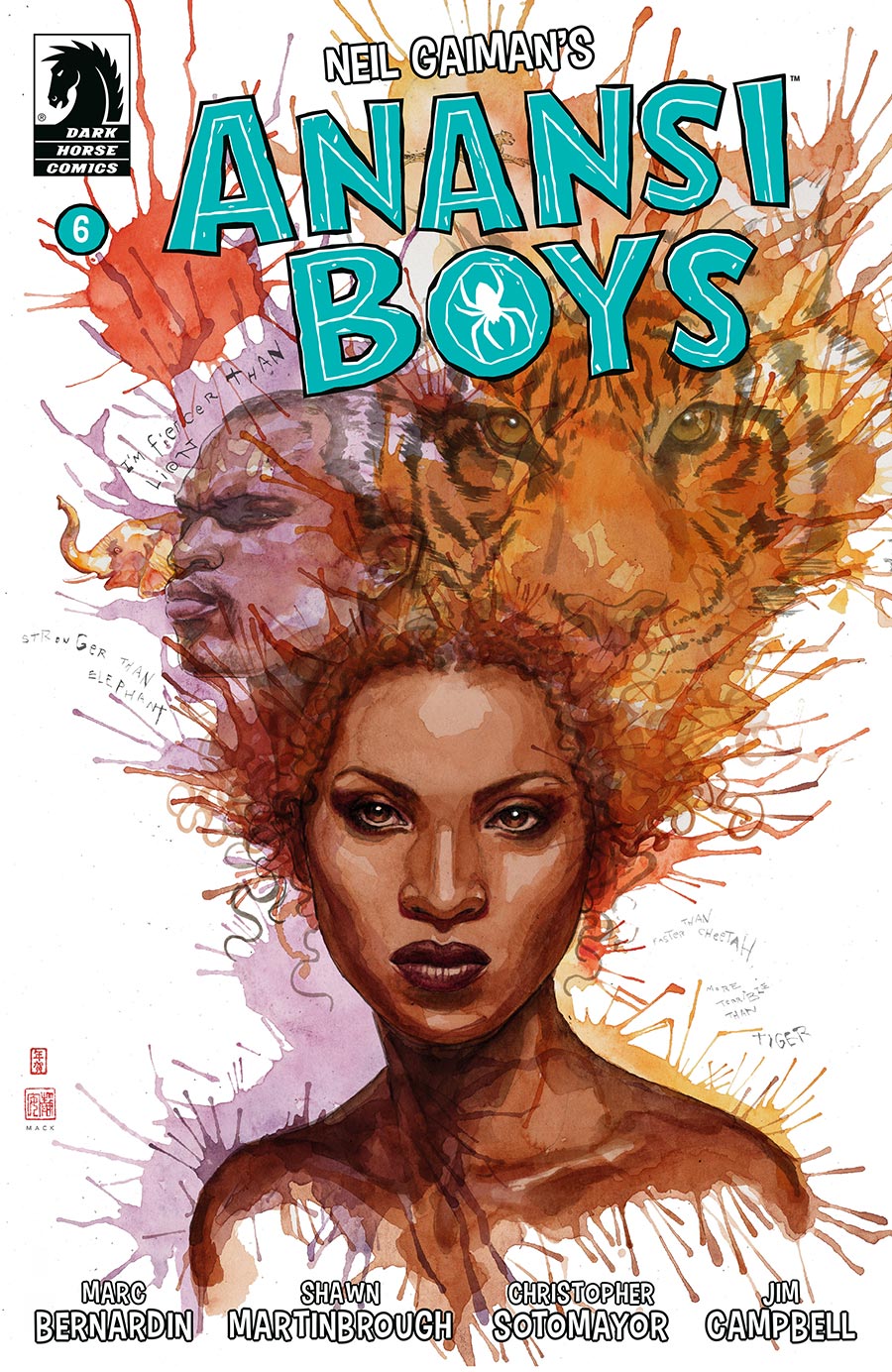 Neil Gaimans Anansi Boys I #6 Cover A Regular David Mack Cover