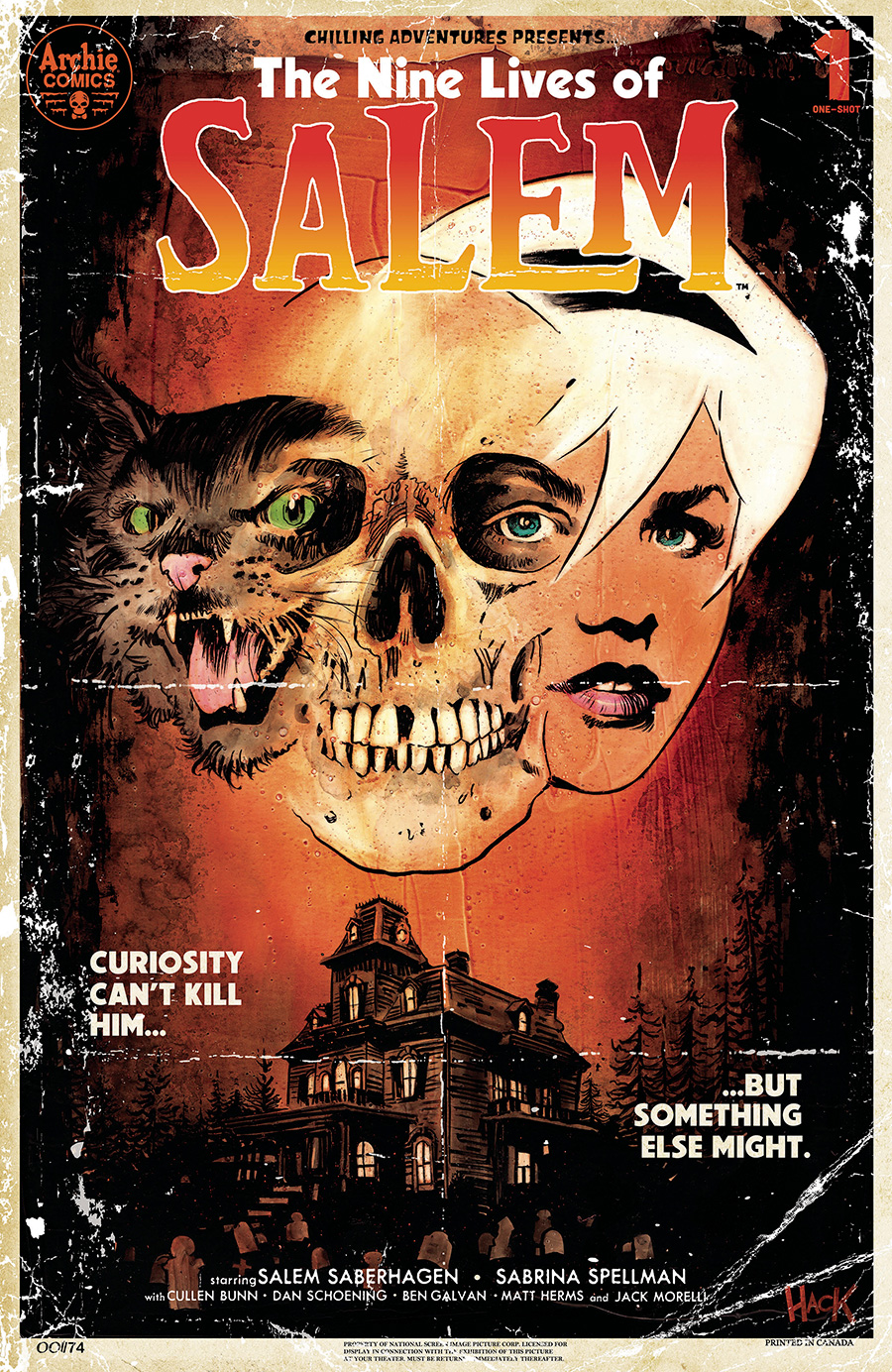 Chilling Adventures Presents Nine Lives Of Salem #1 (One Shot) Cover B Variant Robert Hack Cover