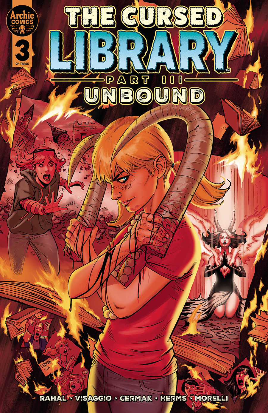 Cursed Library #3 Unbound Cover A Regular Craig Cermak Cover