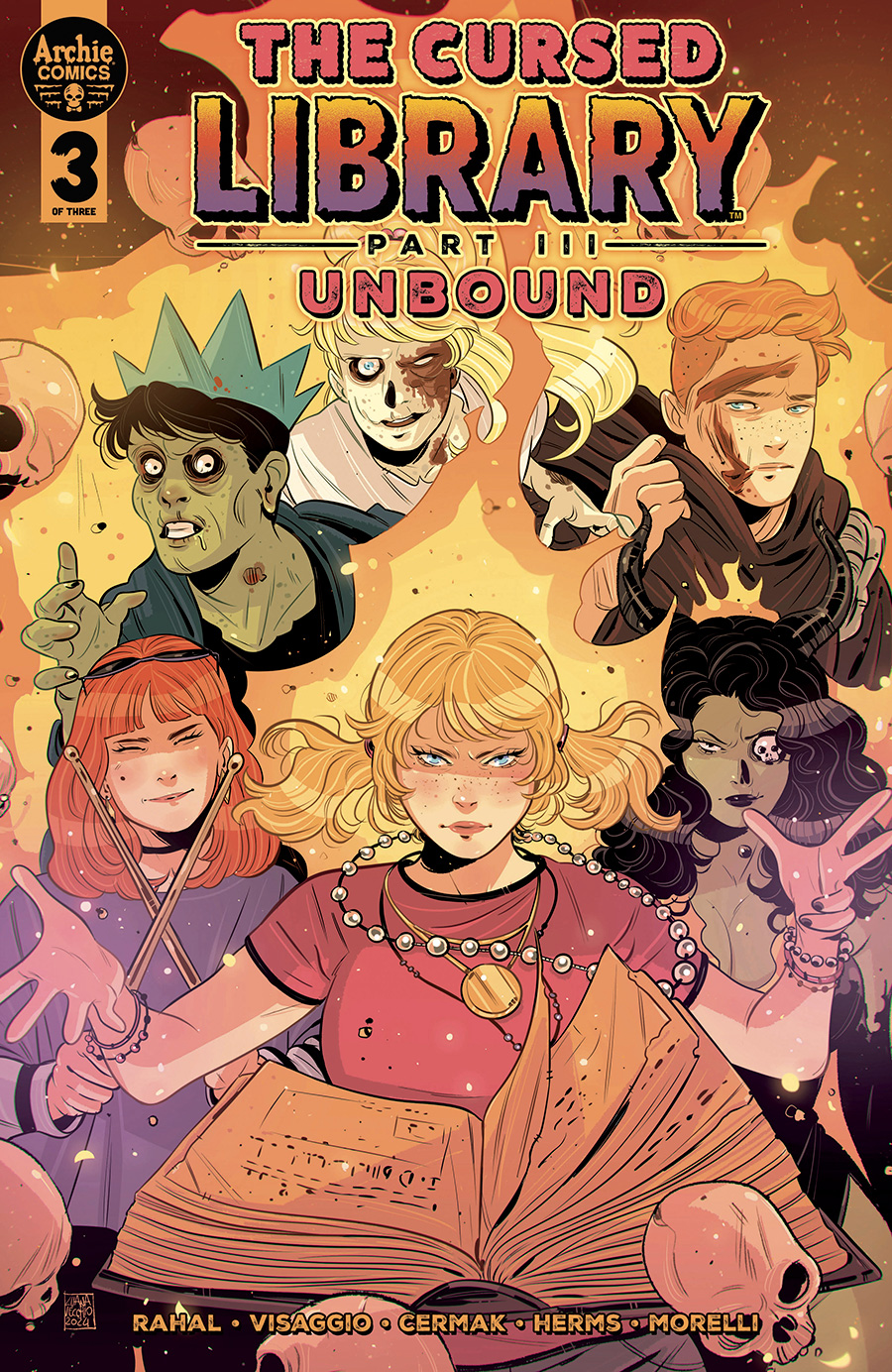 Cursed Library #3 Unbound Cover C Variant Luana Vecchio Cover