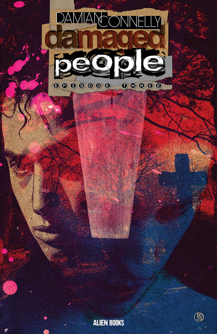 Damaged People #3 Cover A Regular Damian Connelly Cover