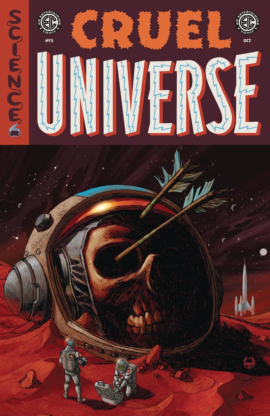 Cruel Universe #3 Cover B Variant Dave Johnson Cover (EC Comics)