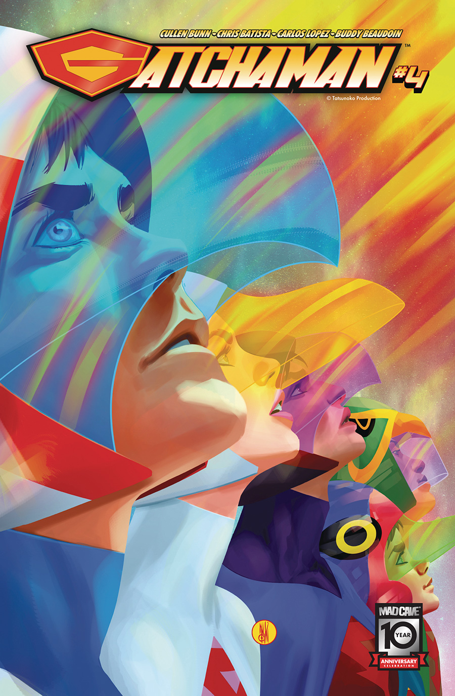 Gatchaman #4 Cover A Regular Inaki Miranda Cover