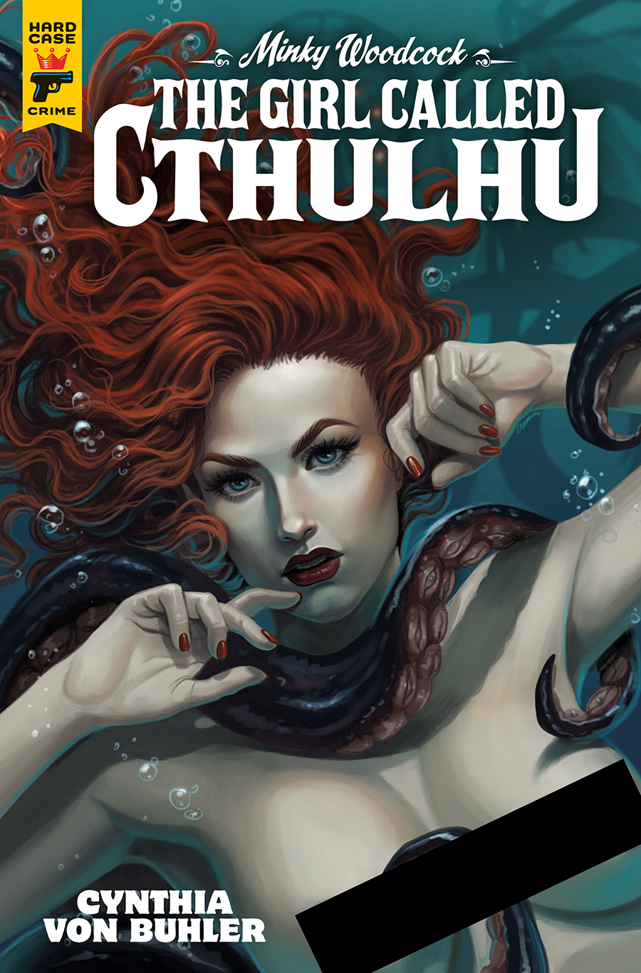 Hard Case Crime Minky Woodcock The Girl Called Cthulhu #1 Cover D Variant Claudia Ianniciello Nude Bagged Cover With Polybag