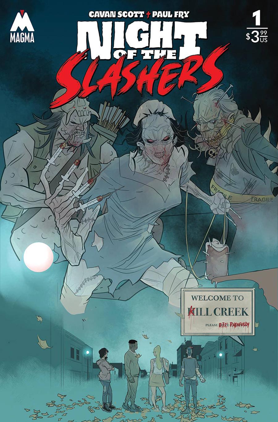 Night Of The Slashers #1 Cover A Regular Paul Fry Cover