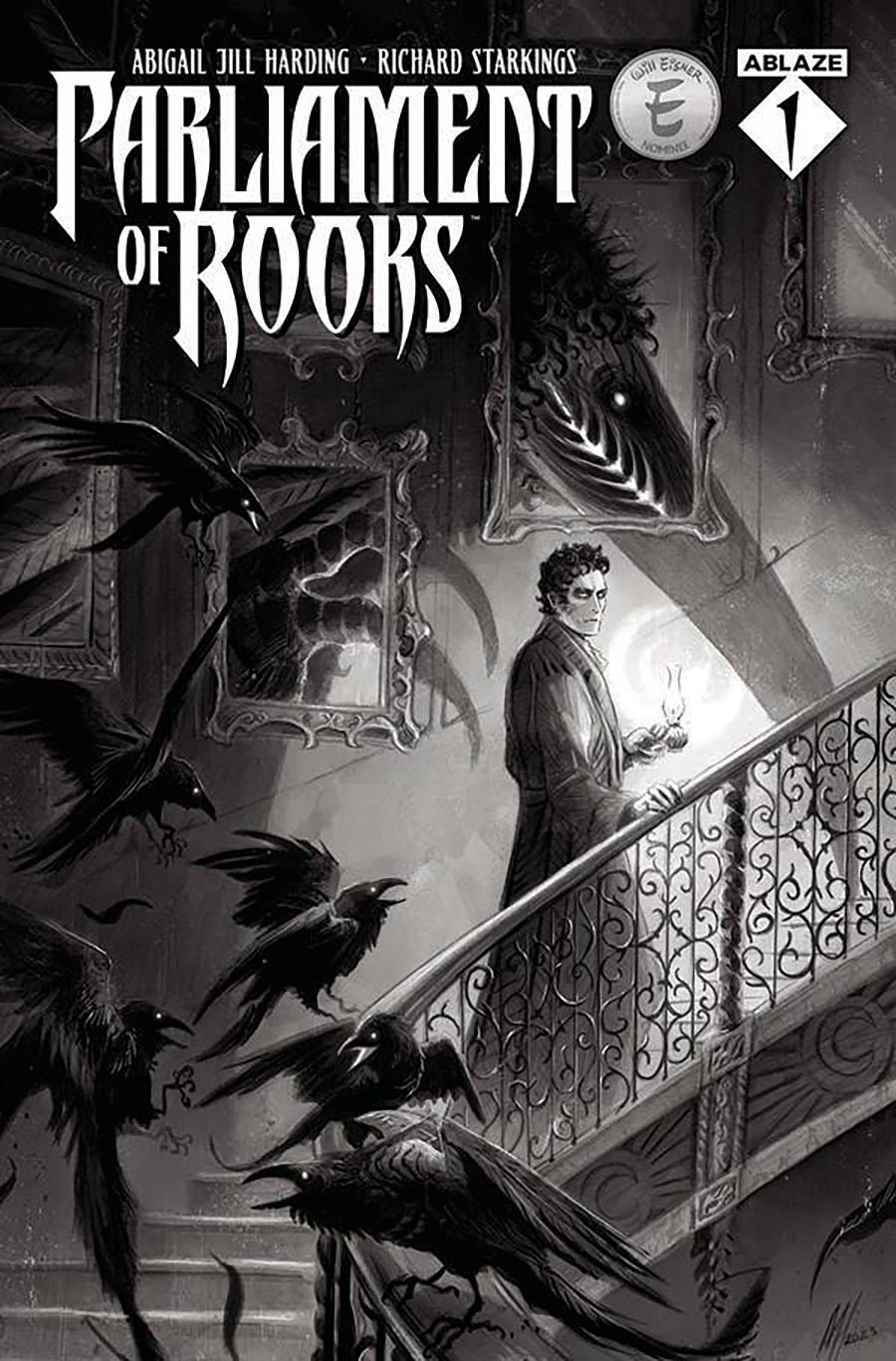 Parliament Of Rooks #1 Cover B Variant Abigail Jill Harding Black & White Cover