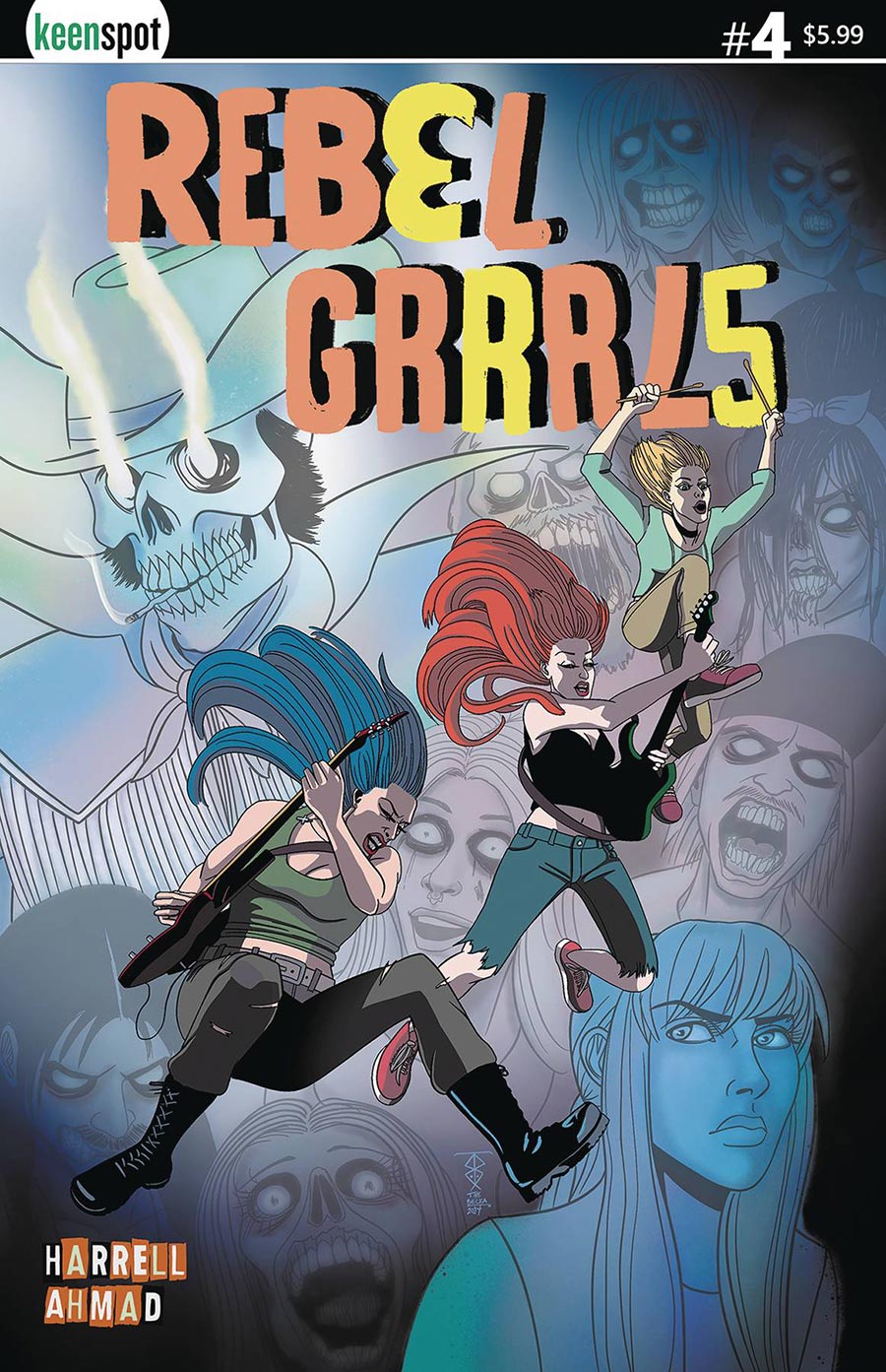 Rebel Grrrls #4 Cover C Variant The Becka Cover