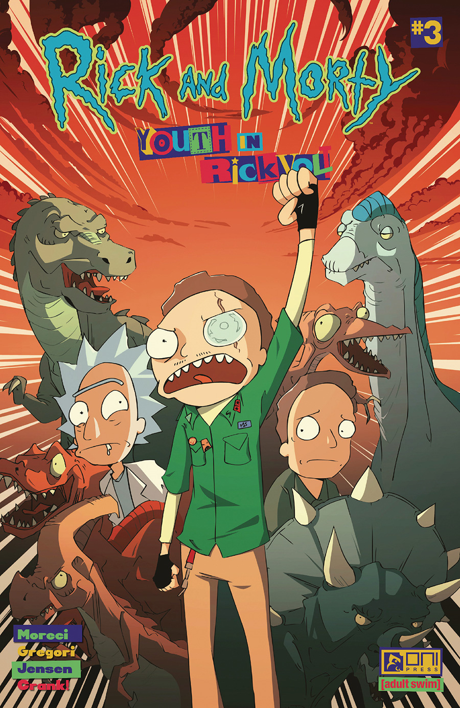 Rick And Morty Youth In Rickvolt #3 Cover B Variant Nico Hitori De Cover