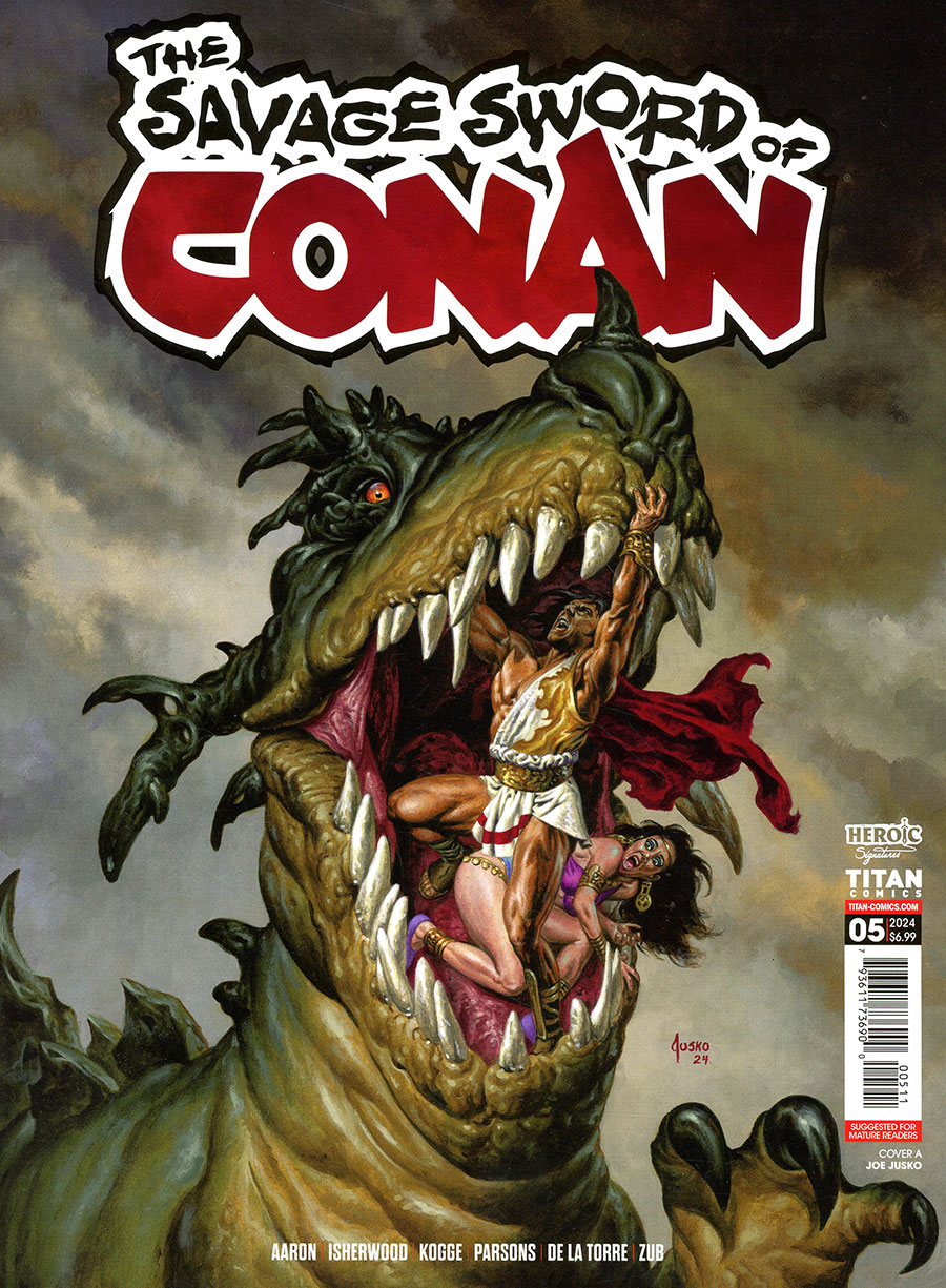 Savage Sword Of Conan Vol 2 #5 Cover A Regular Joe Jusko Cover