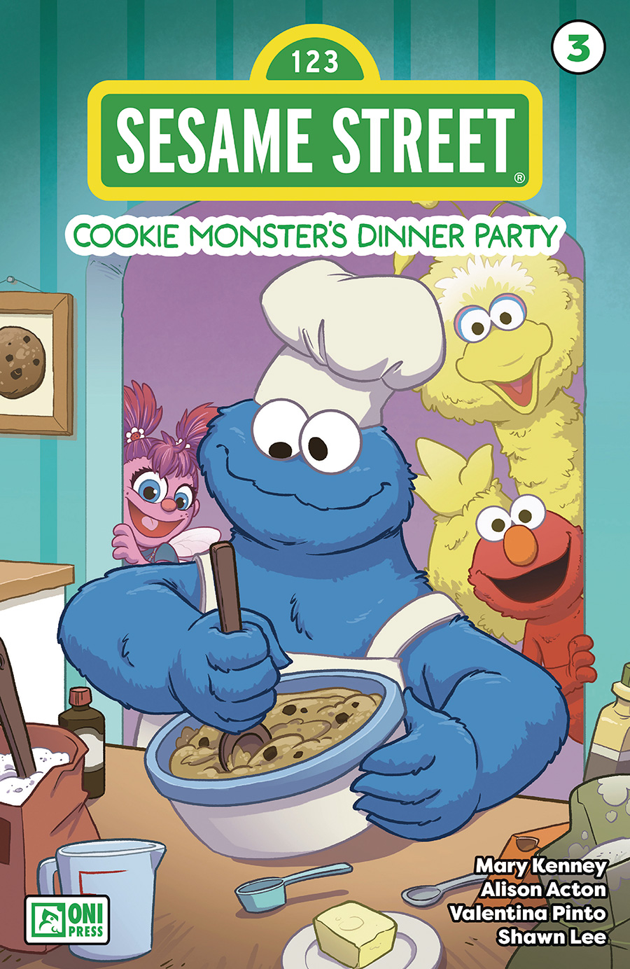 Sesame Street #3 Cookie Monsters Dinner Party Cover A Regular Alison Acton Cover