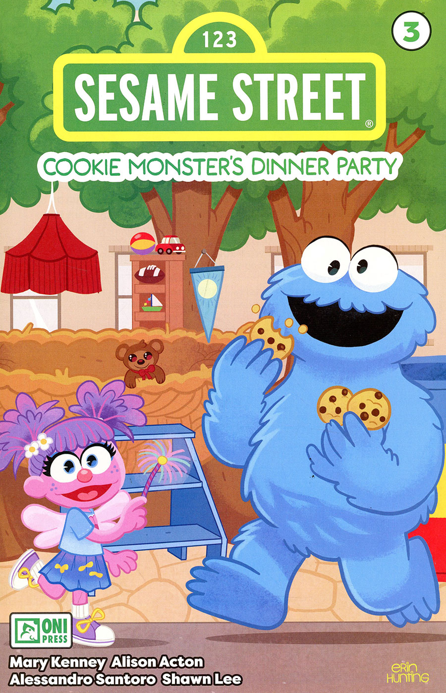 Sesame Street #3 Cookie Monsters Dinner Party Cover B Variant Erin Hunting Cover