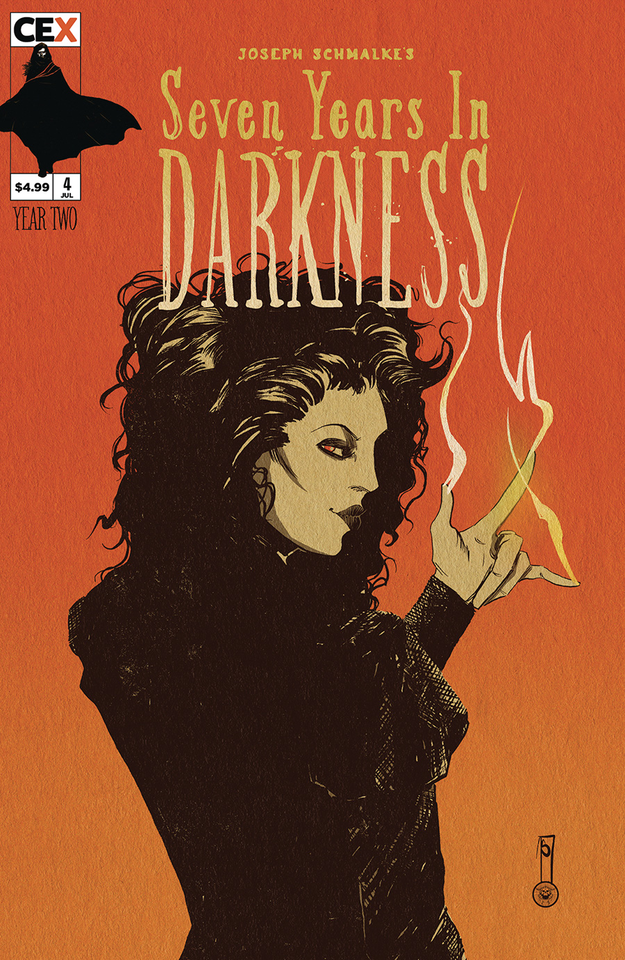 Seven Years In Darkness Year Two #4 Cover B Variant Joseph Schmalke Cover