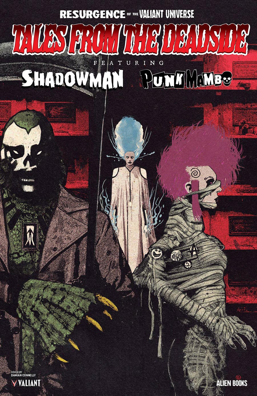 Shadowman & Punk Mambo Tales From The Deadside #1 (One Shot) Cover B Variant Damian Connelly Monster Cover (Resurgence Of Valiant Tie-In)