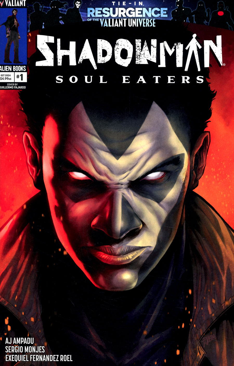 Shadowman Soul Eaters #1 Cover C Variant Guillermo Fajardo Cover (Resurgence Of The Valiant Universe Tie-In)