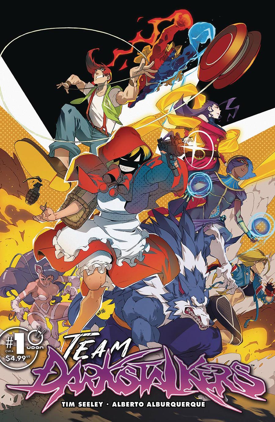 Team Darkstalkers #1 (One Shot) Cover A Regular Hanzo Steinbach Cover