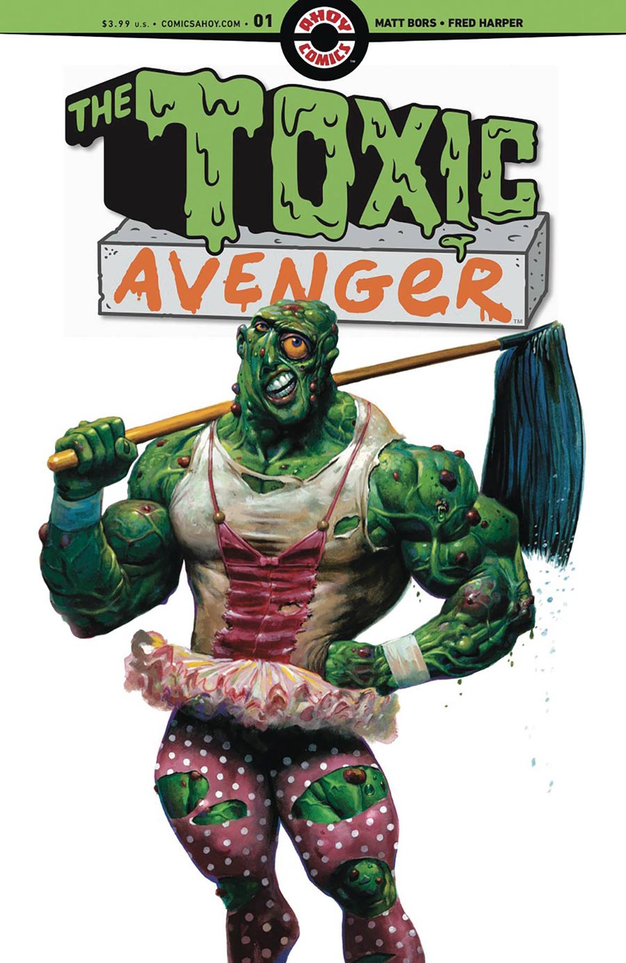 Toxic Avenger Vol 2 #1 Cover A Regular Fred Harper Cover