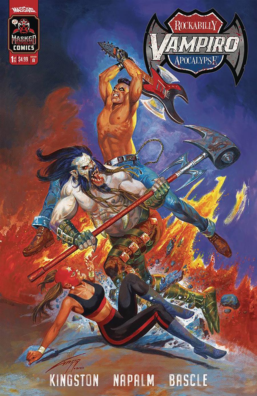 Vampiro Rockabilly Apocalypse #1 Cover A Regular Rafael Gallur Cover