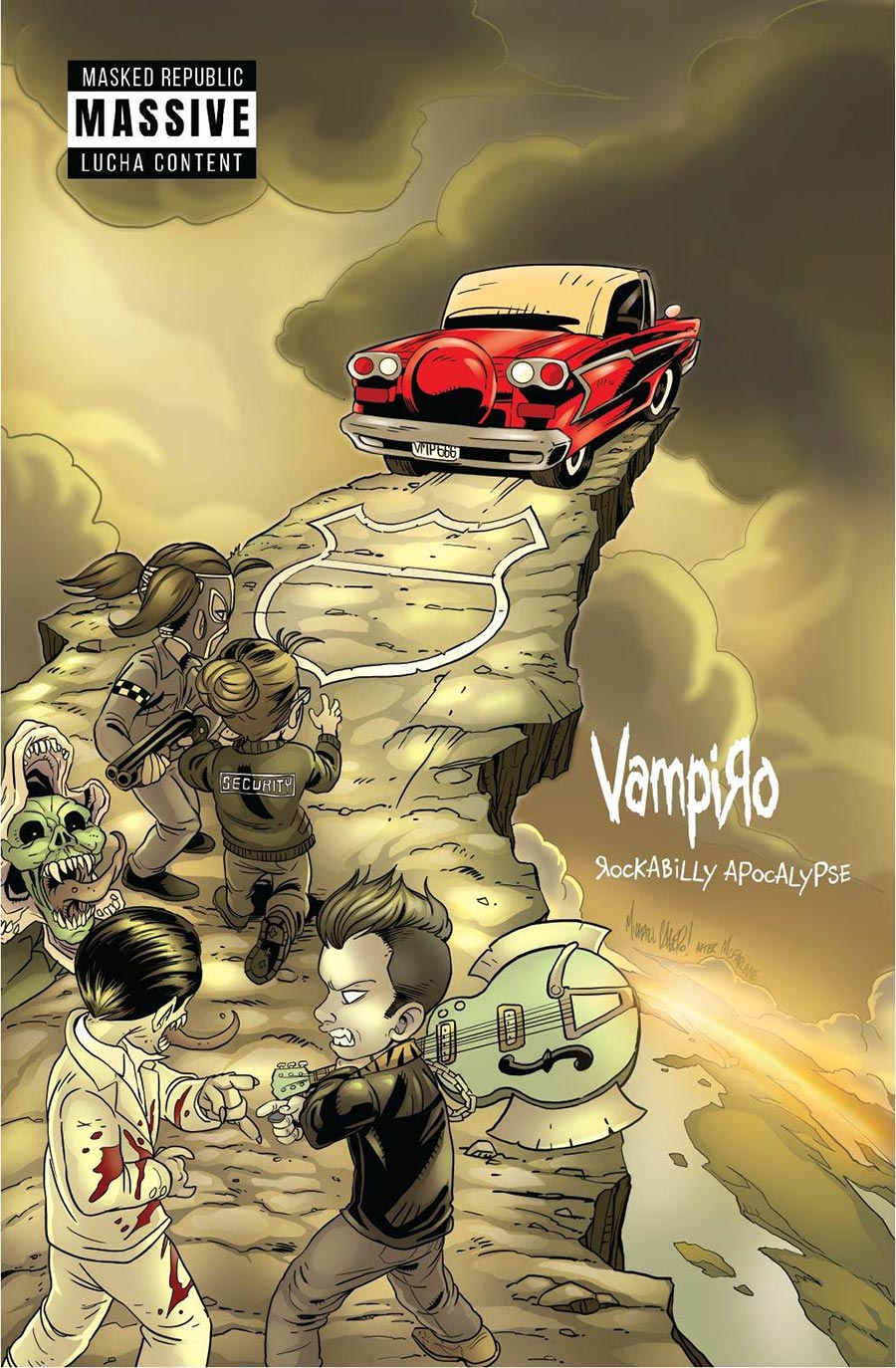 Vampiro Rockabilly Apocalypse #1 Cover D Variant Dr Napalm Homage Cover