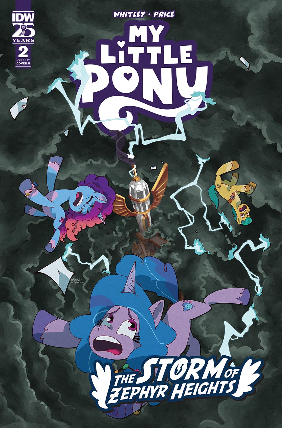 My Little Pony Storm Of Zephyr Heights #2 Cover B Variant Mauro Fonseca Cover