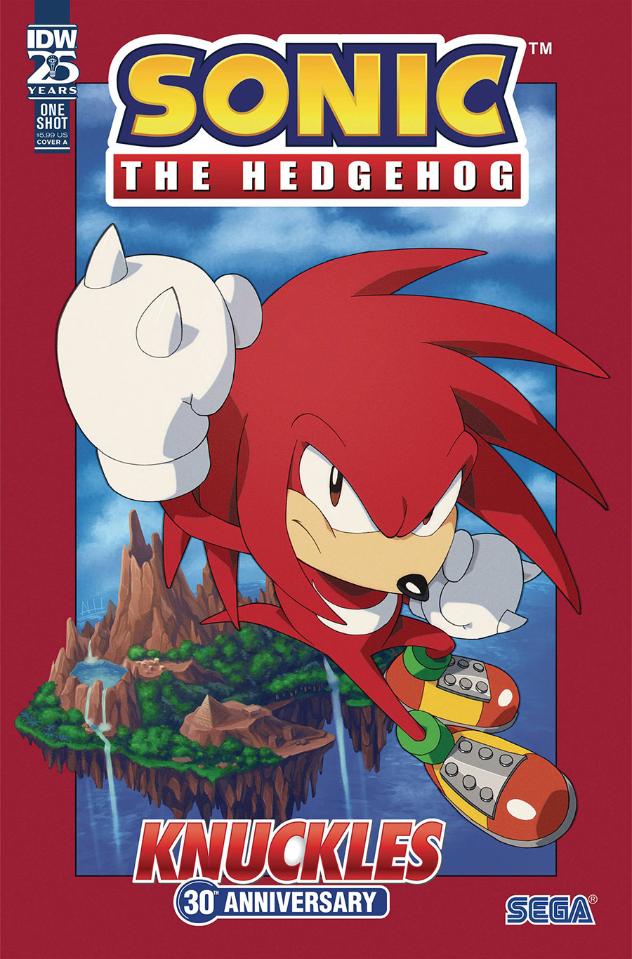 Sonic The Hedgehog Knuckles 30th Anniversary Special #1 (One Shot) Cover A Regular Aaron Hammerstrom Cover