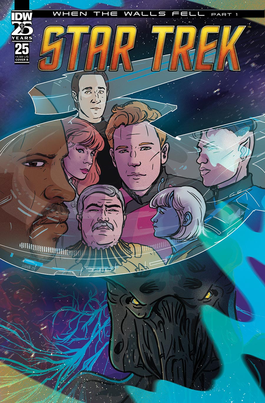 Star Trek (IDW) Vol 2 #25 Cover B Variant Liana Kangas Cover