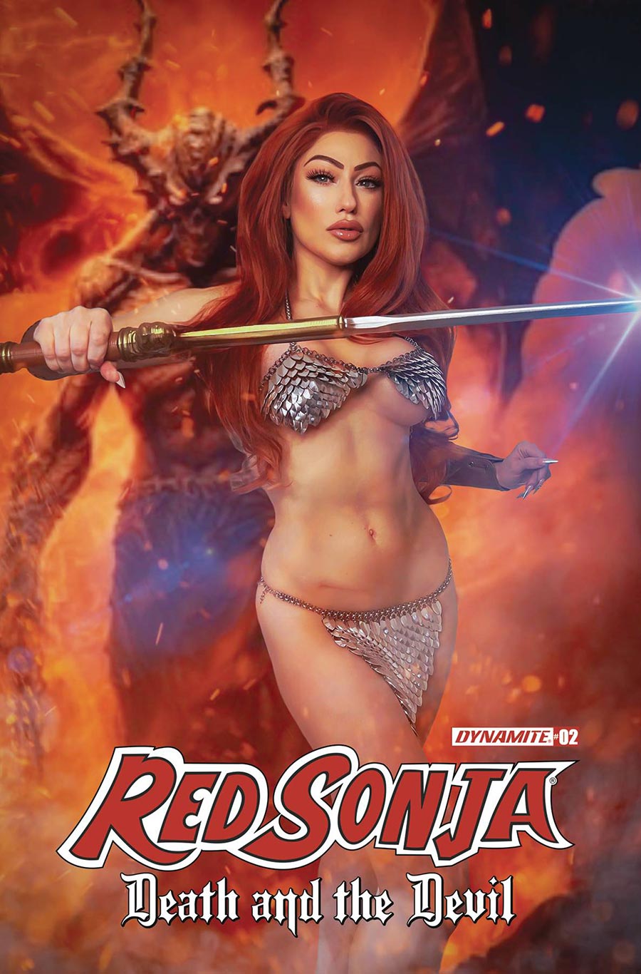 Red Sonja Death And The Devil #2 Cover D Variant Rachel Hollon Cosplay Photo Cover