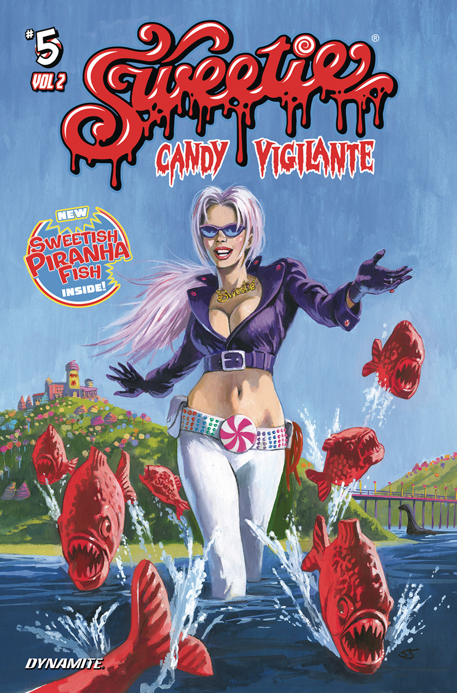 Sweetie Candy Vigilante Vol 2 #5 Cover A Regular Stephen Sistilli Blue Cover