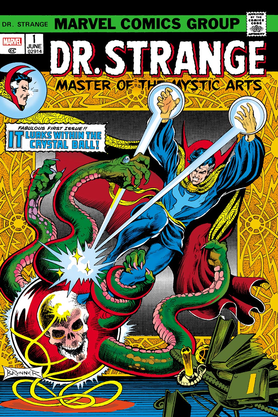 Doctor Strange Master Of The Mystic Arts Omnibus Vol 1 HC Direct Market Frank Brunner First Issue Variant Cover