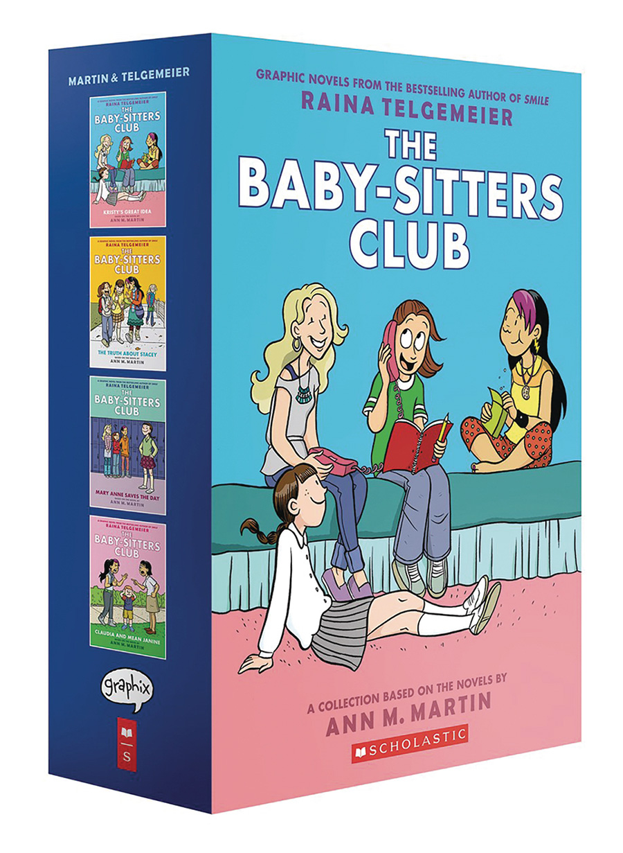 Baby-Sitters Club Full Color Graphic Novels Volumes 1-4 Box Set