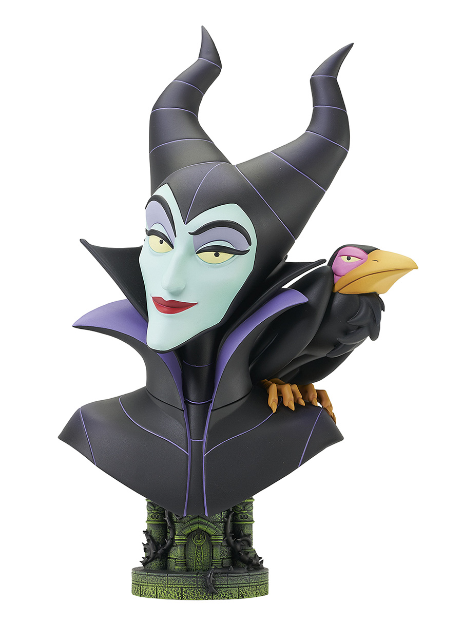 Disney Legends In 3D Maleficent 1/2 Scale Bust