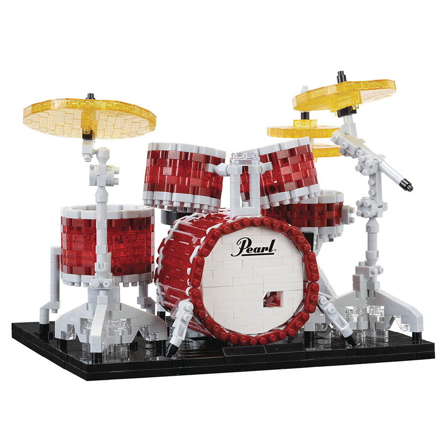 Instruments Nanoblock Advanced Hobby Series Kit - Pearl Drum Set