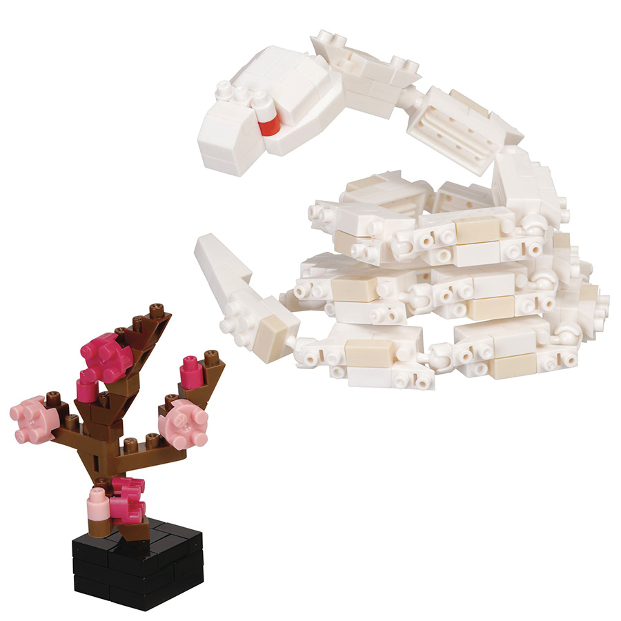 Reptilia Nanoblock Mini Series - White Snake