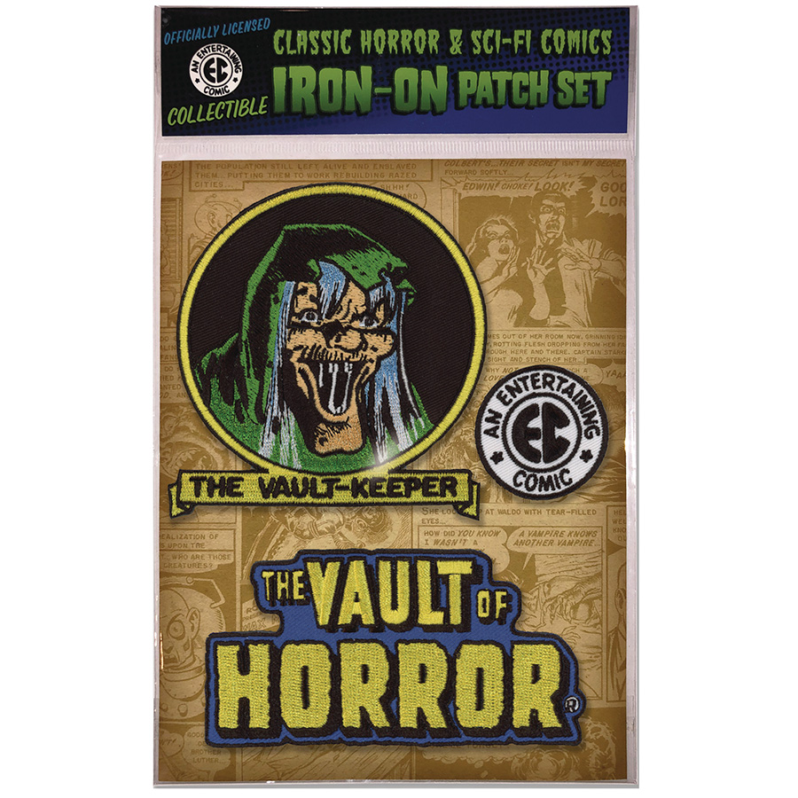 EC Comics The Vault Of Horror Patch Set