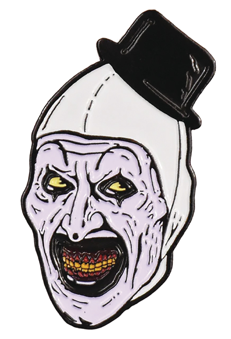 Terrifier Art The Clown Enamel Pin