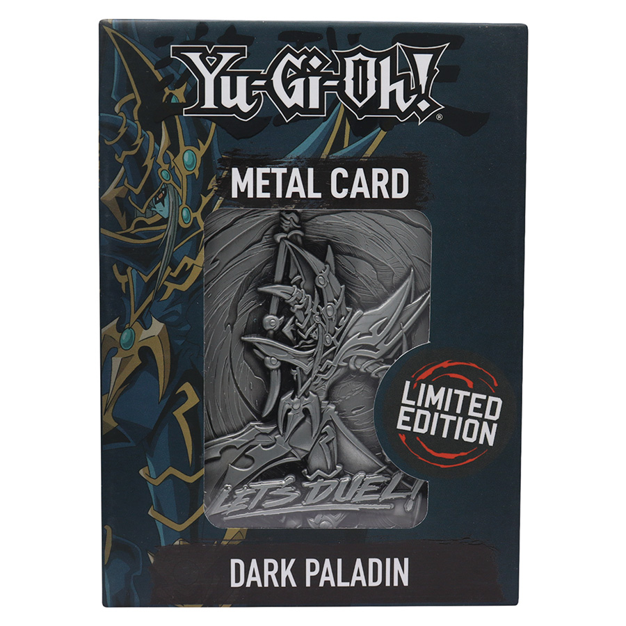 Yu-Gi-Oh Limited Edition Collectible Metal Card - Dark Paladin