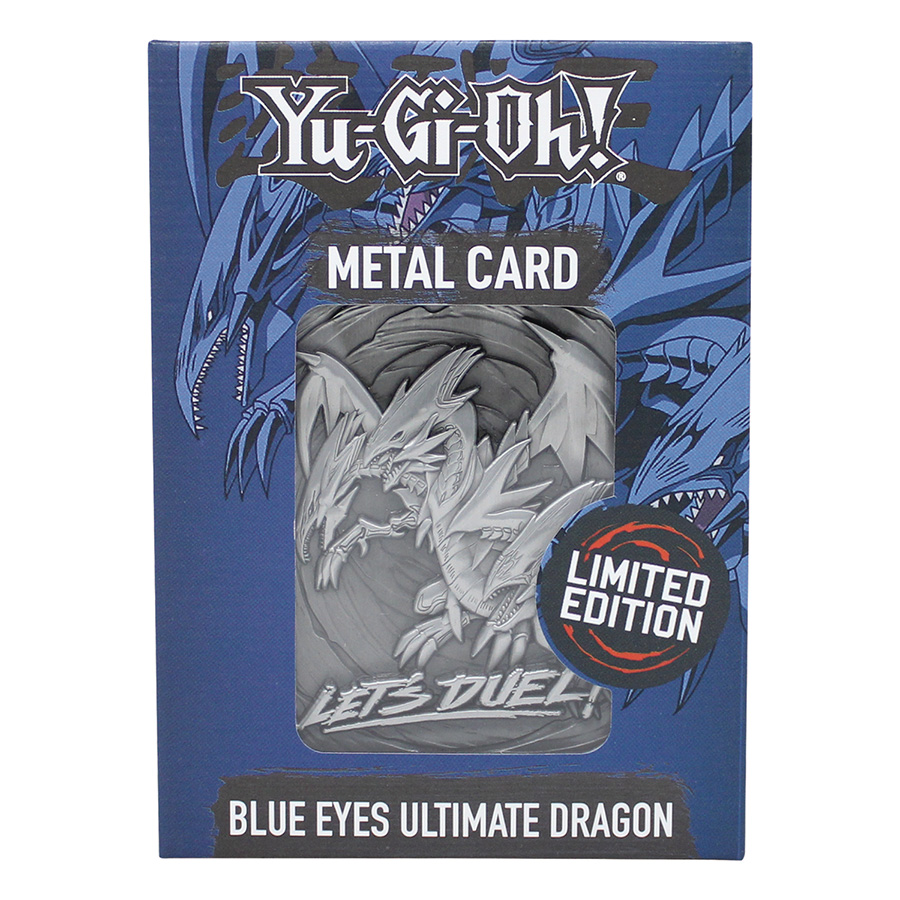 Yu-Gi-Oh Limited Edition Collectible Metal Card - Blue Eyes Ultimate Dragon