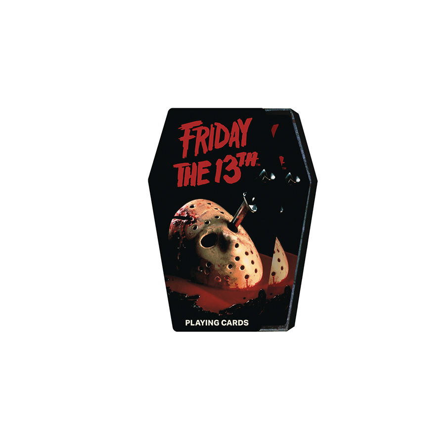 Friday The 13th Coffin Box Playing Cards 12-Piece Display