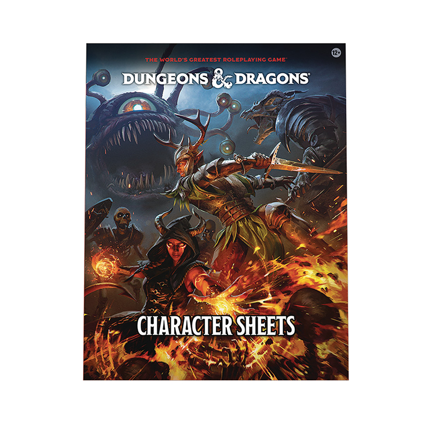 Dungeons & Dragons RPG Character Sheets HC (2024 Edition)