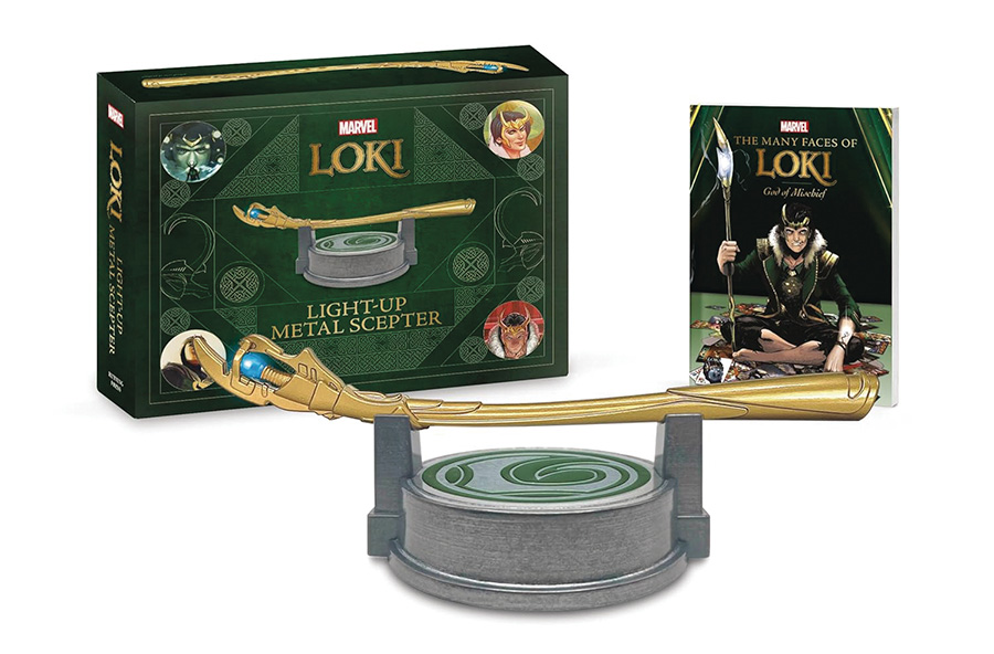 Marvel Loki Light-Up Metal Scepter