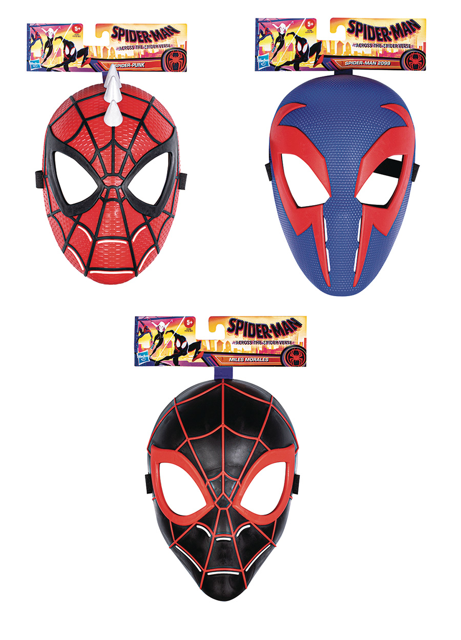 Marvel Spider-Verse Movie Basic Mask Assortment Case