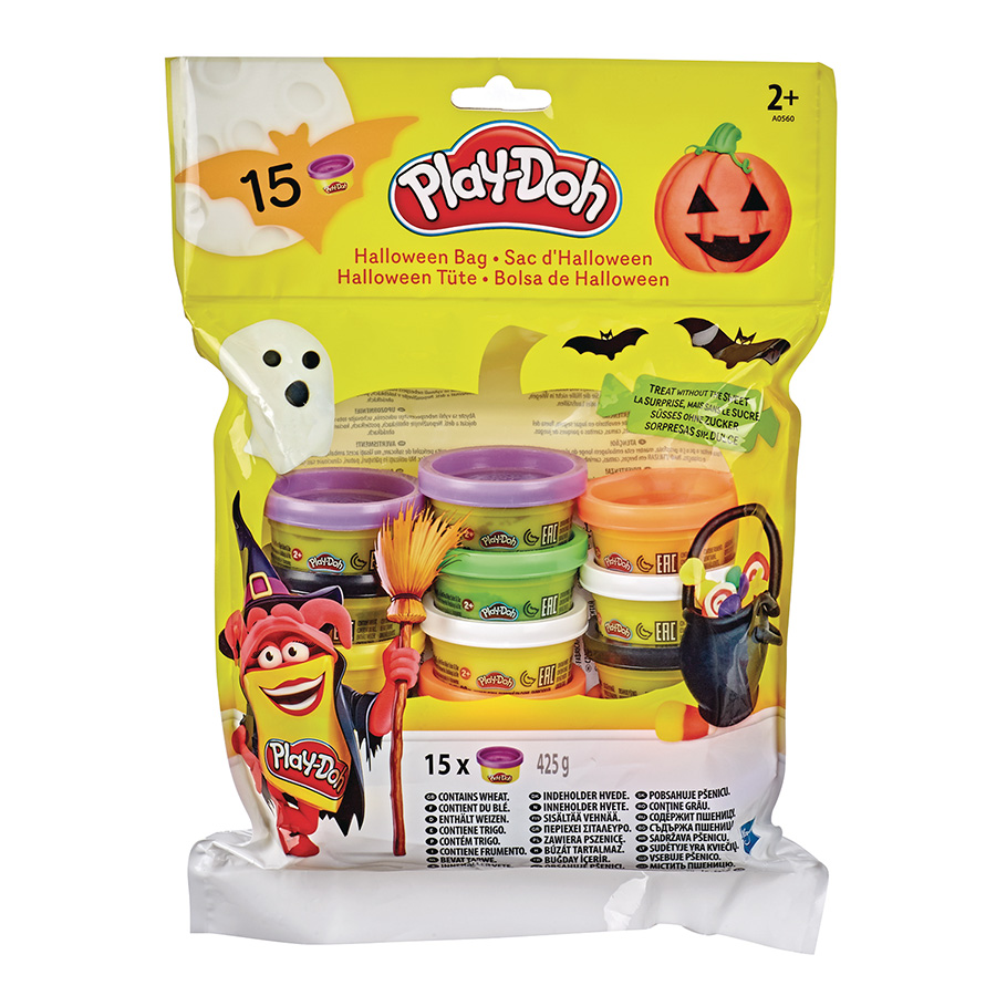 Play-Doh Halloween Trick Or Treat Can 15-Piece Bag