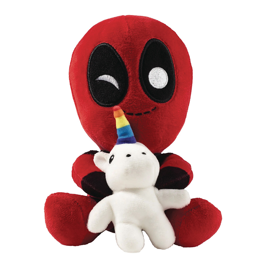 Deadpool With Unicorn Phunny Plush